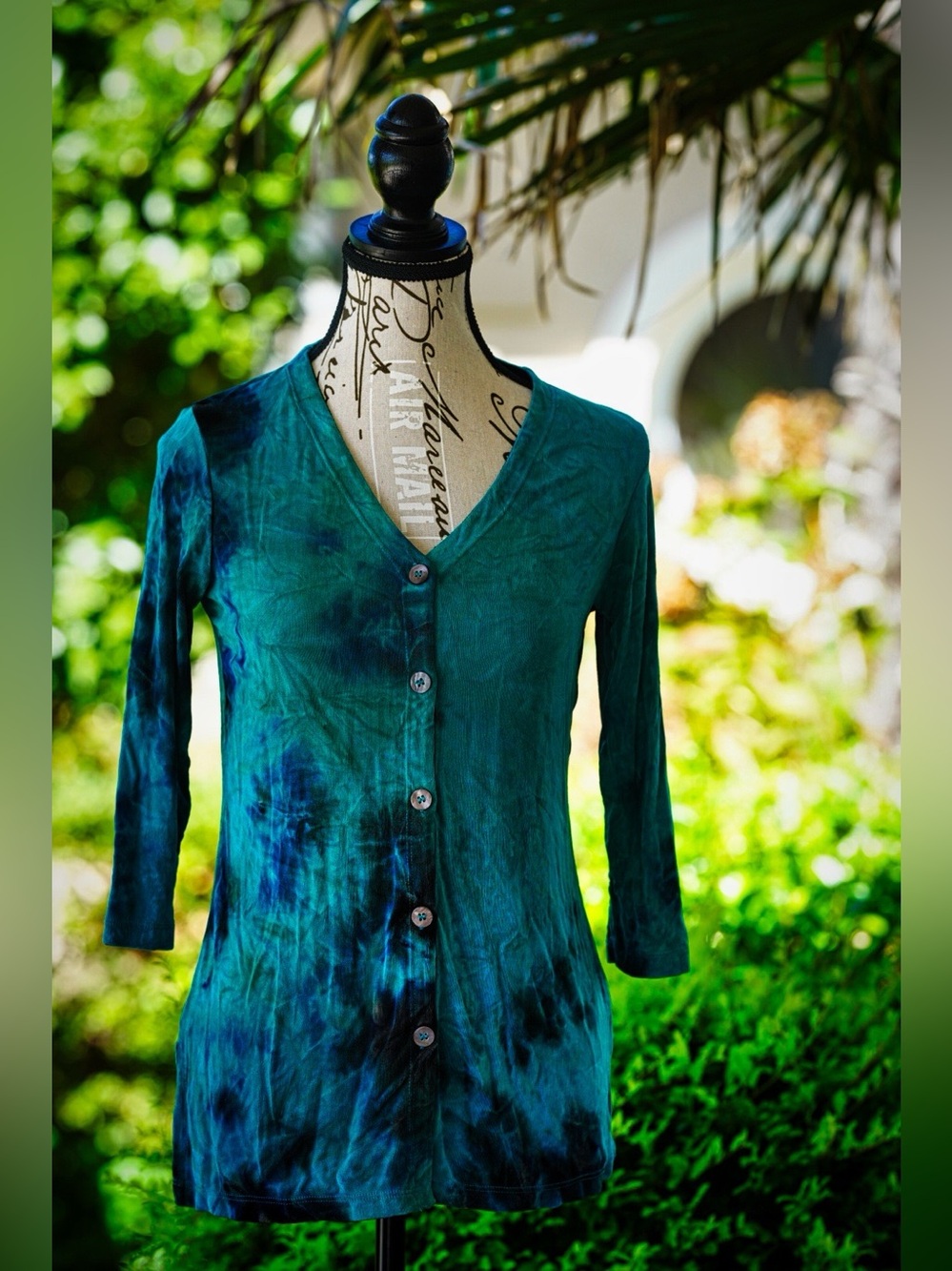 Vintage Carole Little Petites Tie-Dye Cardigan – Size P